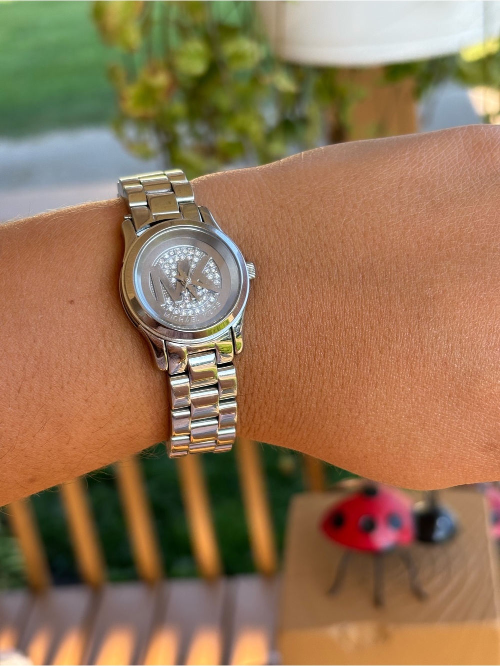 Michael Kors Silver tone elegant Bracelet Watch